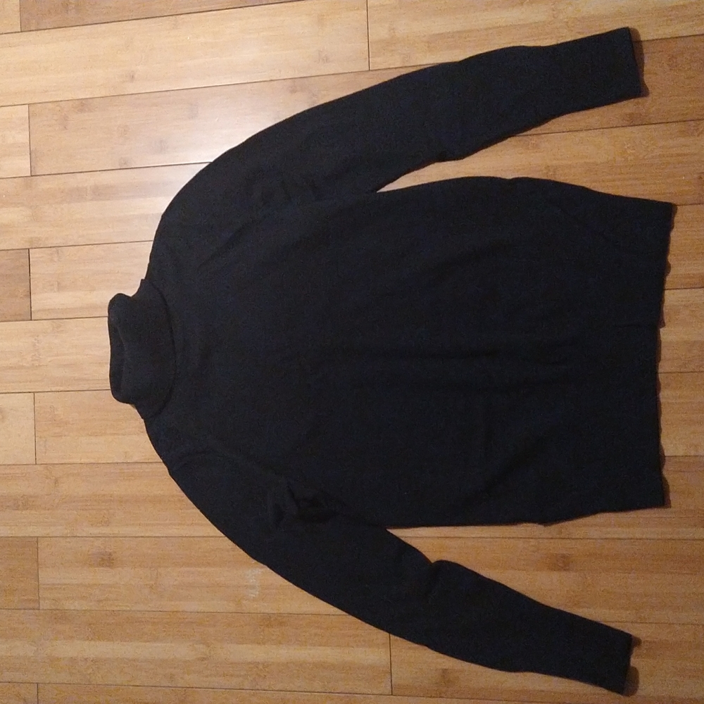 black turtle neck top